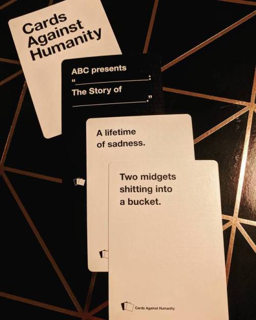 @rickygervais playing @cardsagainsthumanity and thought of you and Warwick… Brilliant. / on Instagram http://ift.tt/2A8Nclm