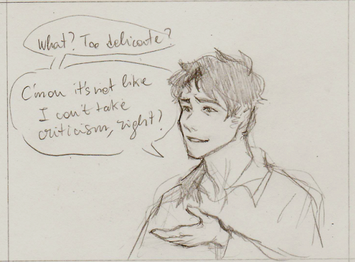 Me: “I should do more serious art”Also me: draws memes of my ocs
