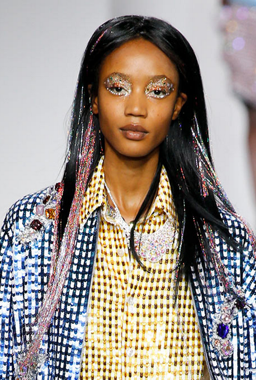 black-model-famous:  Ashish Spring/Summer 2015 #Chantelle Brown-Young #Maddie Seisay #Sienna