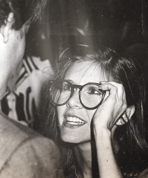 heatherramaekers: Carrie trying on Harrison’s glasses