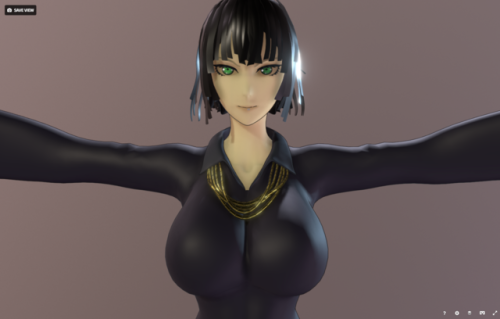 thegoldensmurf - My 3D model of Fubuki in progress. It will be...