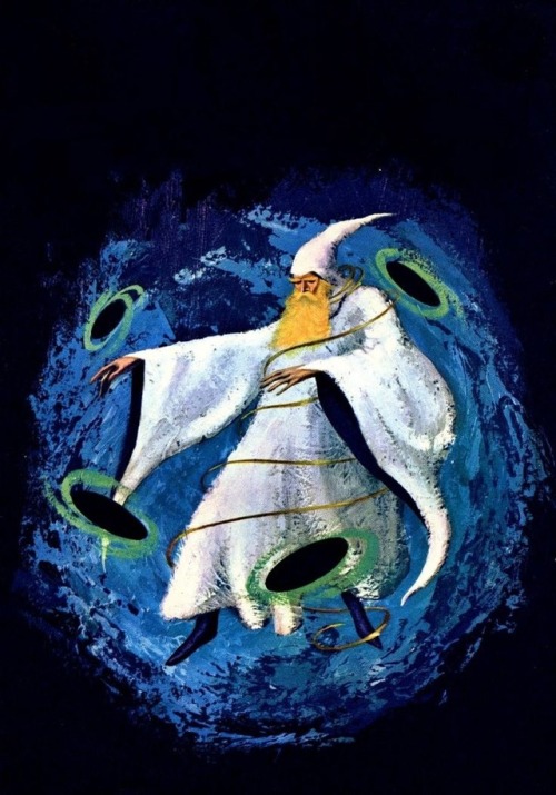 Jack Gaughan cover art for The Magazine of Fantasy and Science Fiction (April 1966).(That was one in