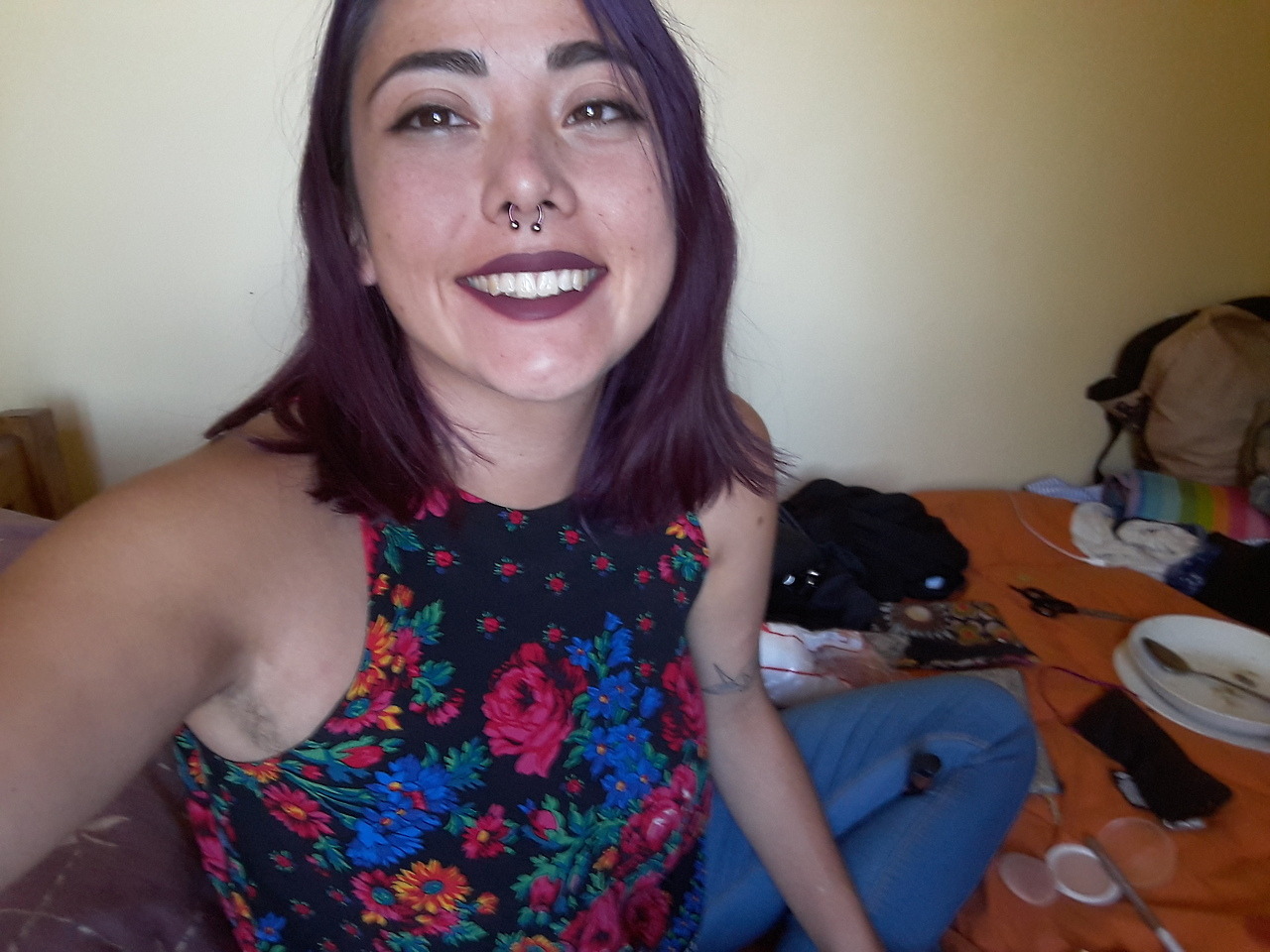 Aaaand bonus: me feelin really really cute w/ my new colorpop “are n be” and