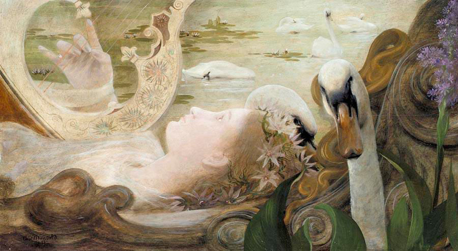 labellefilleart:  Ophelia, Constant Montald  