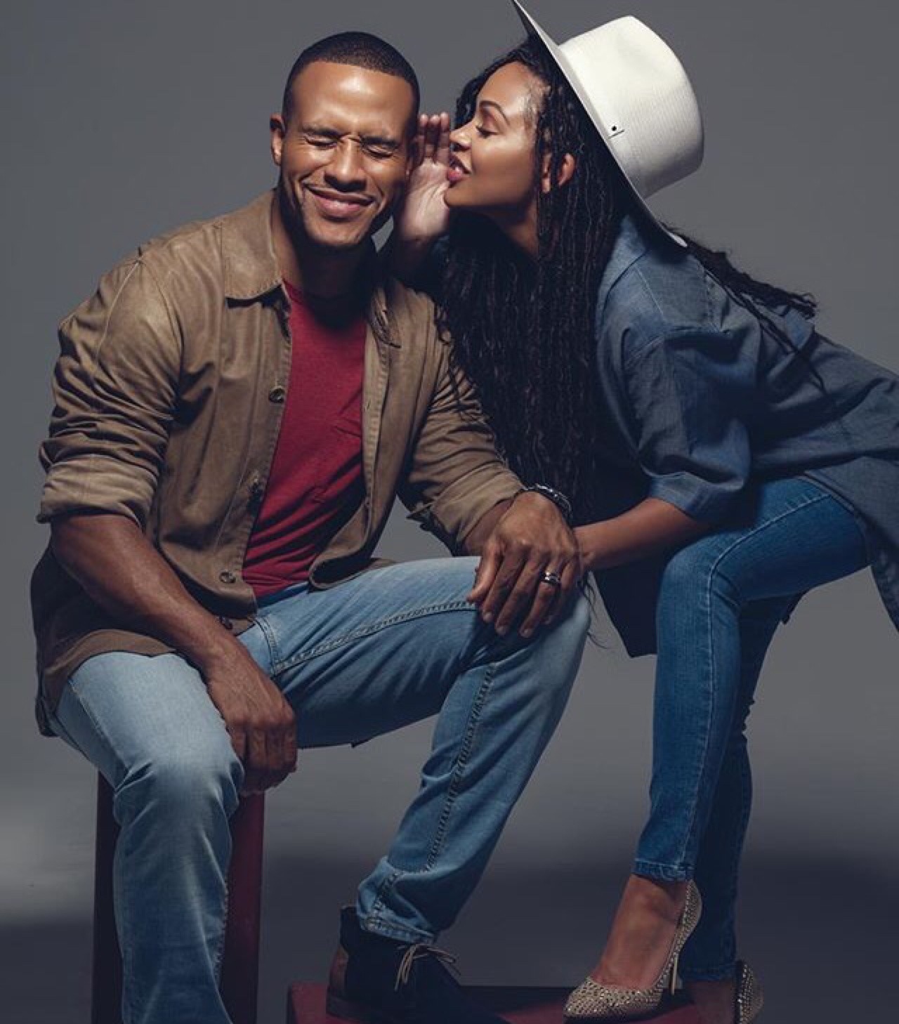 angiemoney:  brownskinxgoldchains:  Meagan Good &amp; her husband Devon Franklin.