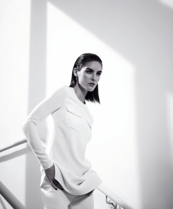 Stormtrooperfashion:  Hilary Rhoda In “Vip Preview” By Nathaniel Goldberg For Harper’s