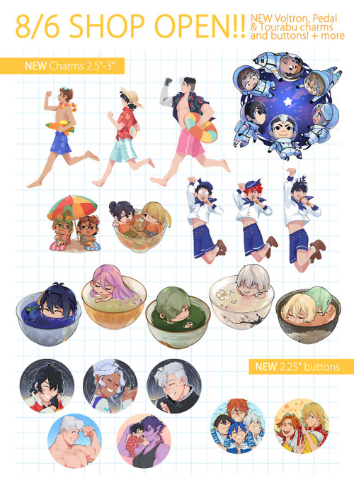 Hello I’d like to announce that my SHOP IS OPEN!! I’ll be announcing a closing date later on but for