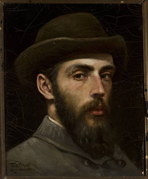 portraituresque:Feliks Cichocki - Self-portrait