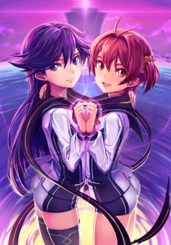 avshortbits:  Rei & Akane (Vividred Operation).