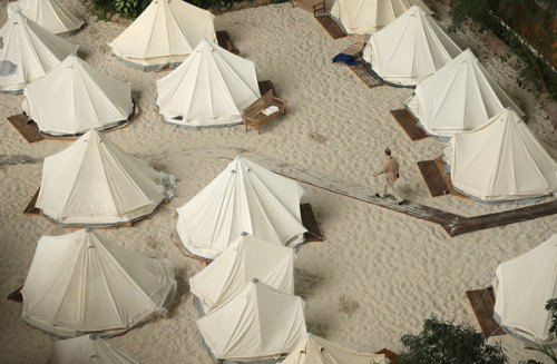 mentalqueen:  “Tropical Islands’ resort” Inside a German Hangar Surrounded by Snow 