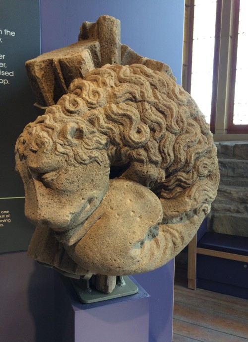 Historical Objects: Lion Roof BossThis mediaeval roof boss, shaped like a rather downcast (or possib