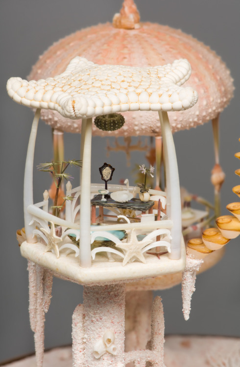 kirakiraclub: This piece of art made by Peter Gabel “Miniature Mermaid House” it&rs