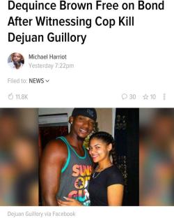 Black-To-The-Bones:   According To Abc News, 21-Year-Old Dequince Brown Was Released