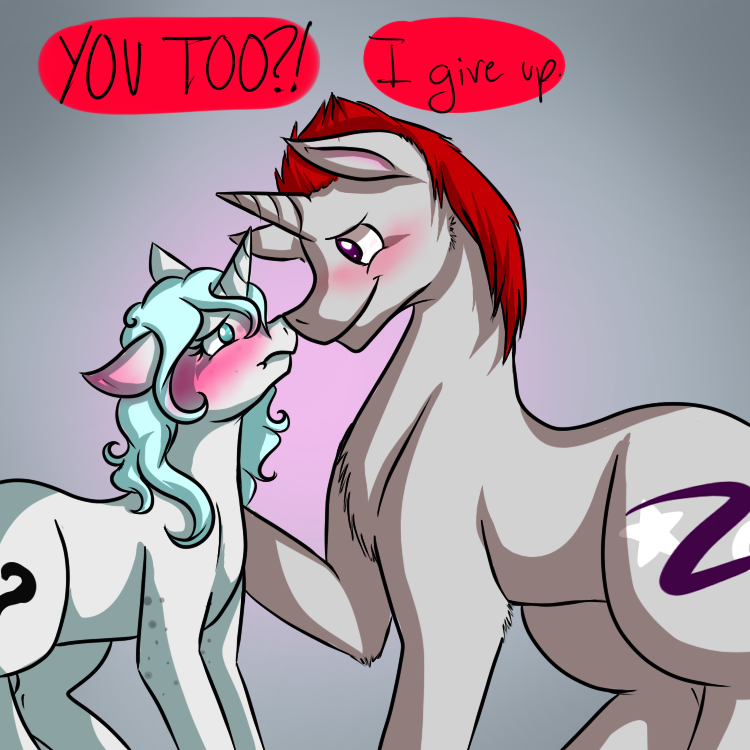 askinquiry:  ((Poor Inquiry, so quick to become a blushing mess of a mare. Also,