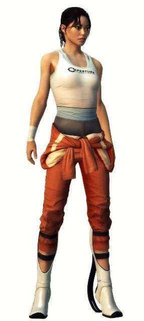 acecharacteroftheday:Today’s Ace Character of the Day Is: Chell (Portal series)Submitted by anonymou