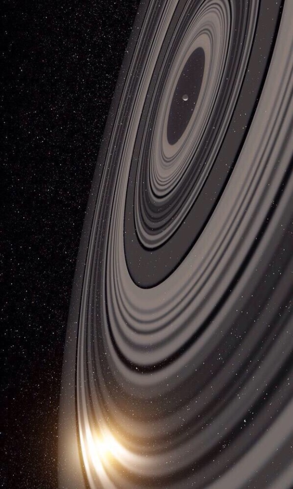 Gigantic Ring System Around J1407b Much Larger, Heavier Than Saturn’s.