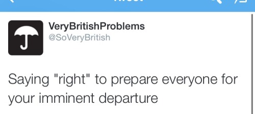 cantpronounce:HAVE SOME ‘VERY BRITISH PROBLEMS’ TWEETS!my favourite thing is after i returned from six months in england everyone was so confused at me profusely apologizing for everything all the time, including before, during, and after asking for