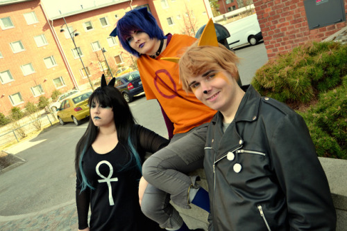 Greggory “Gregg” Lee (Tekosaurus), Mae Borowski (@rewencosplay) & Beatrice “Bea” Santello (Rinda