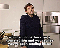 licieoic:  pinchtheprincess:jeeno2:David Tennant shares his paranoia about text etiquette (x)NO ONE–LITERALLY NO ONE–would be disgusted by a text kiss from David Tennant.WORD.