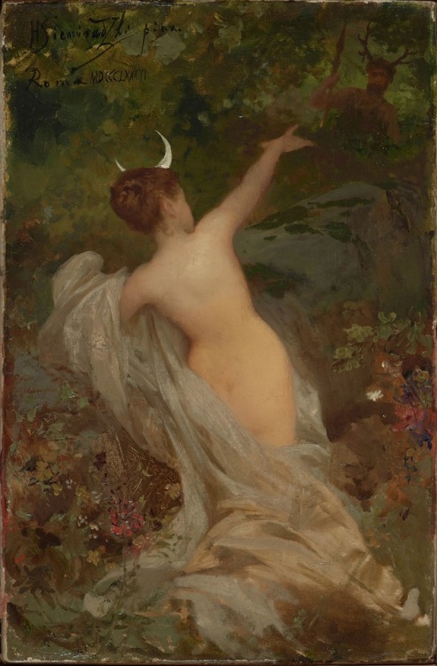 epifizz: Diana and Actaeon, Henryk Siemiradzki (1886)