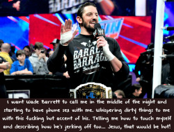 wwewrestlingsexconfessions:  I want Wade