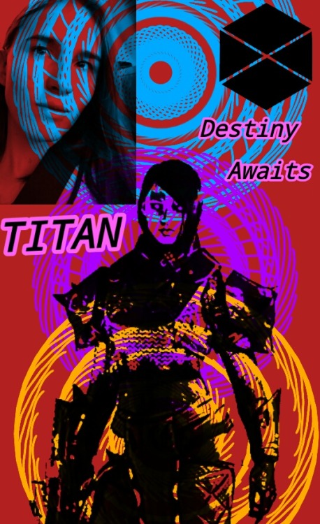 Day 2 of @destinyweek my dear sweet Titan and her gamer. Day 1 was the Ghost and that&rsquo;s floati