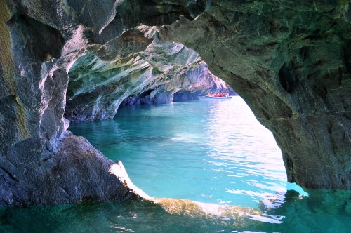ponderation:  Marble Caverns, Chile by Jorge Leon 
