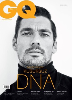 officialdavidgandy:   David Gandy covers GQ Turkey’s special Autumn 2016 “DNA” issue.  I think we can all agree that David’s DNA is pretty spectacular!     These lovely black and white photos were taken by Koray Birand.  Hair by Larry King. 