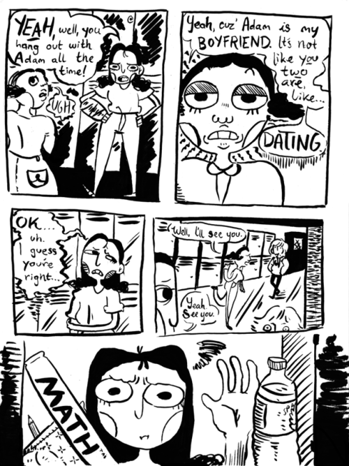 raspberrypanels:“Ring of Keys;” a comic about lesbian experiences.