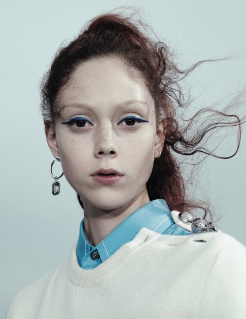 Natalie Westling Photographer: Willy Vanderperre Styling: Olivier Rizzo AnOther Magazine Fall/Winter