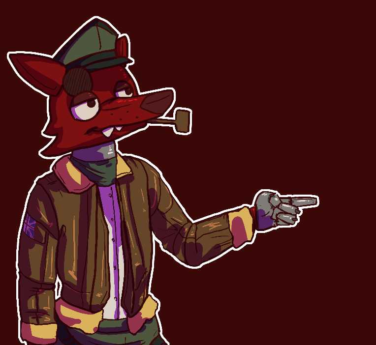 Foxy the pilot