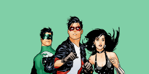 cassandrcain: DC CHALLENGE 52 • week 8: ot3 kyle rayner &amp; jason todd &amp; don