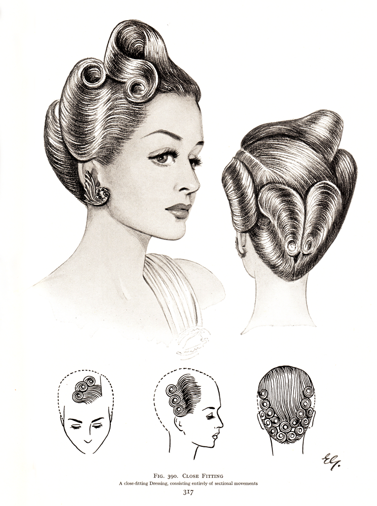 retrowunderland:  Vintage Pin Up Hairstyles From “The Art and Craft of Hairdressing”, 