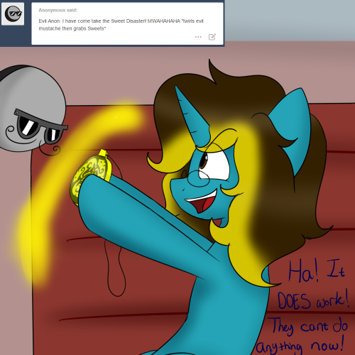 asksweetdisaster:  Sweet: Least they won’t bug me -.-(Featuring: Fenrir  x3