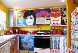 fuckyeahvintage-retro:  Warhol Kitchen 