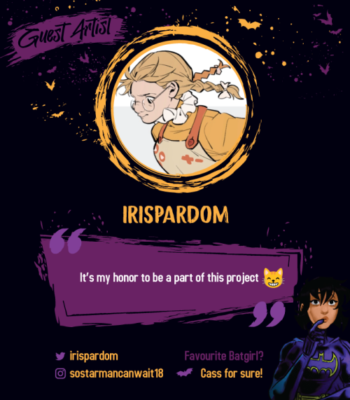 — GUEST SPOTLIGHT!Last but certainly not least, our guest artist @irispardom, bringing bright colour