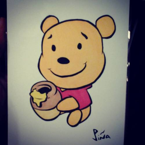 #chibi #winniethepooh ! #disney #classic #sketches #ink #markers