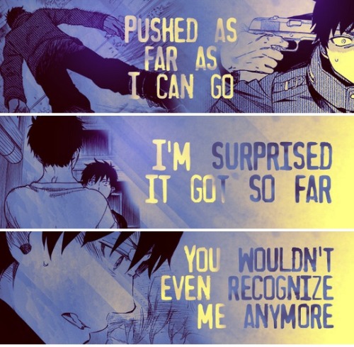 cloelia1987: Blue Exorcist’s story from chapter 1 up to chapter 93 accompanied by Linkin Park&