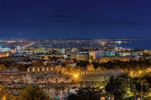 Thessaloniki at night