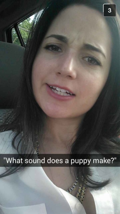 I was snap chatting sarahstardusst and I couldn’t remember what sound a puppy made.  My friend is a total babe btw
