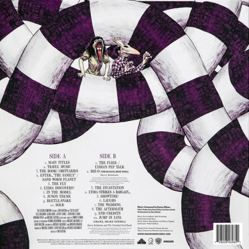 brokehorrorfan: Beetlejucie’s original motion picture soundtrack has been reissued on vinyl fo
