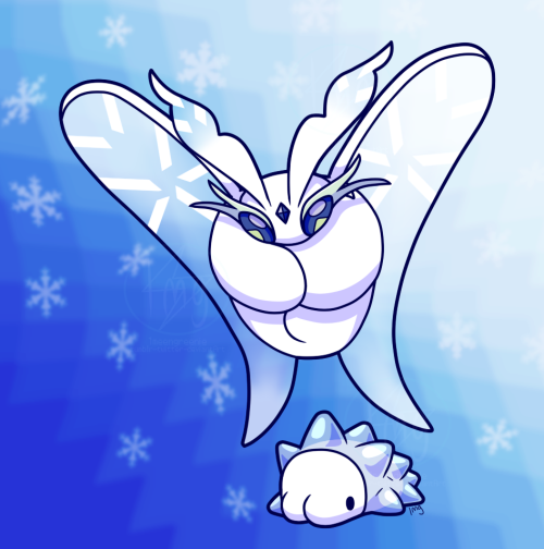 And yet another request from dA! Snomnomnom and Frosty the Snowmoth
