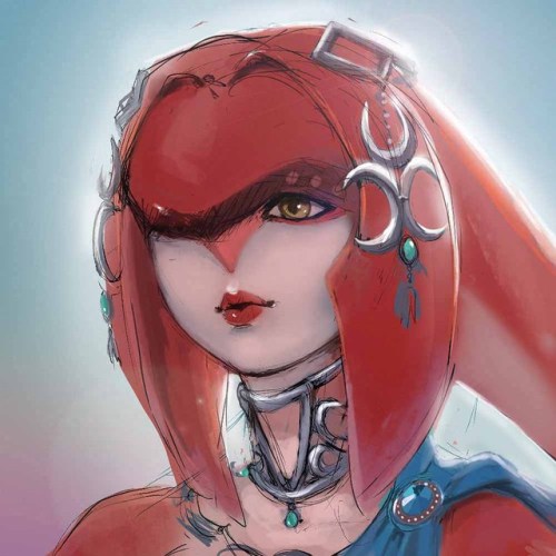 Sketchy Paint Of Mipha..i Cant Stop Playing Botw T_T