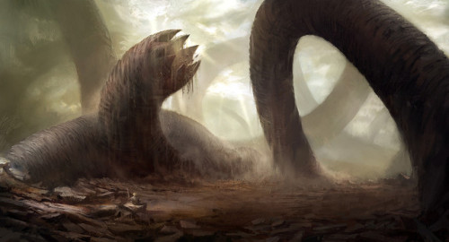 st-just:  Sand Worms by   Eric Prout  