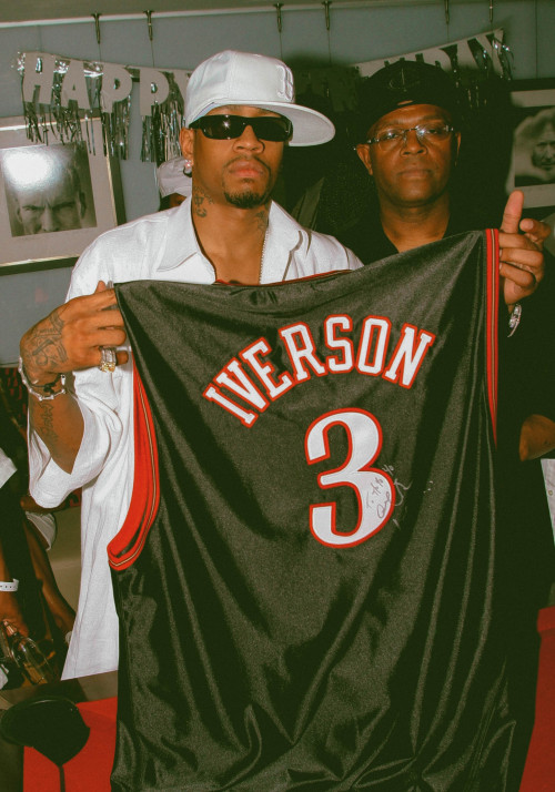 strappedarchives: Allen Iverson photographed by Mychal Watts while celebrating his 31st Birthday at 