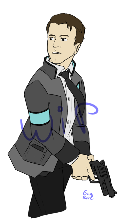 Some WIP from my future card game based on Detroit: Become Human! I’m trying new method of sha