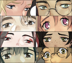 joodlez:  #目だけでフォロワーさんを惚れさせる (twitter tag for “infatuate my followers with eyes only”)