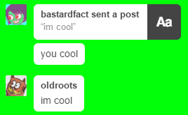 oldroots:  oldroots:  im cool  see   B)