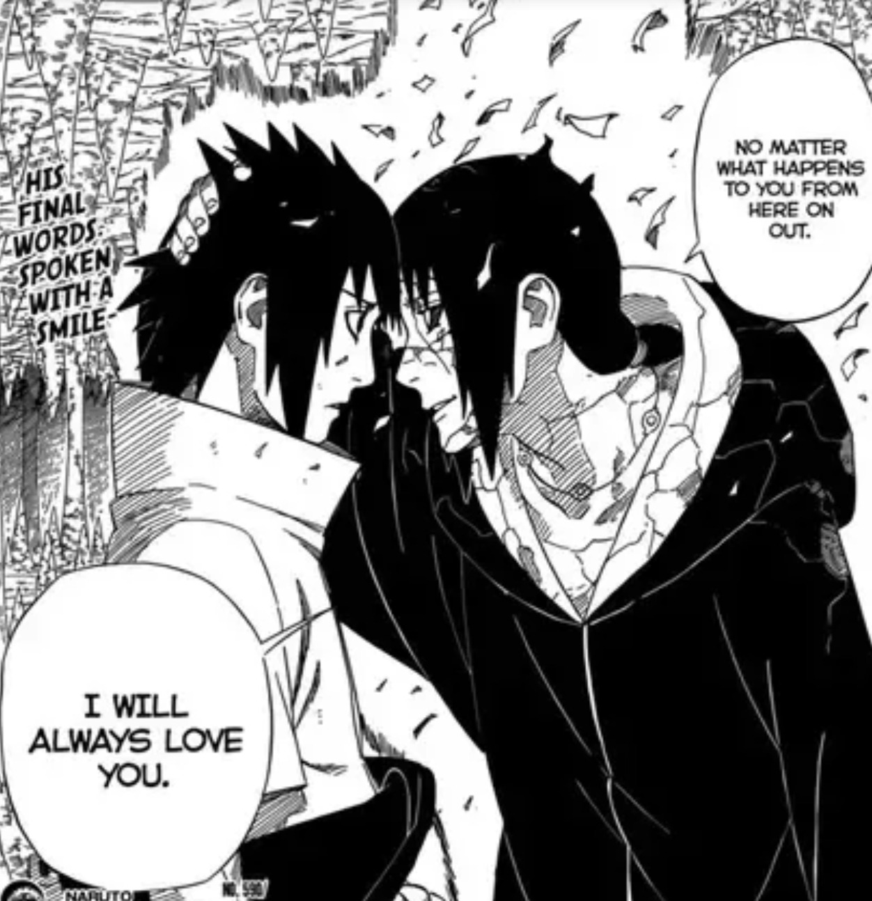 I Loooove Sasusaku Both Sakura And Itachi Told Sasuke That He Is