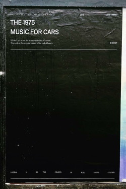 the1975hqs: The 1975 - Music For Cars  FIRST